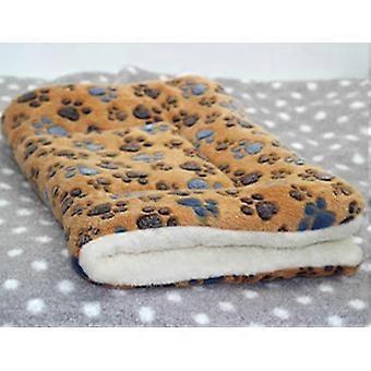 Mata dla zwierząt zagęszczona Ciepły koc dla kota i psa Żwirek dla kota Dog Mat Xl Yellow Footprints