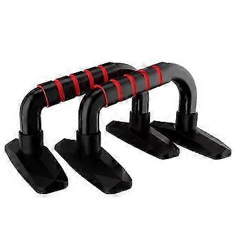 1 Paar H-Form Fitness Haushalt Liegestützständer Stangen für Fitnessstudio Bodybuilding Muskelübungen Bauch Brust Liegestütze Handgriff Trainer Tool