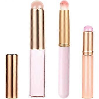 This 3-pack of reusable silicone lip brushes is suitable for lipsticks, lip glosses, lipsticks, concealers, eyeshadows, and more.