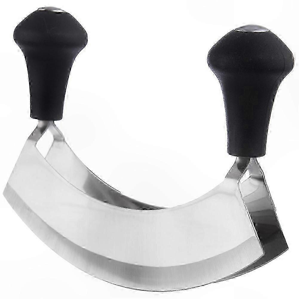 Dual-Blade Vegetable and Herb Knife compatible with Practical Kitchen Use