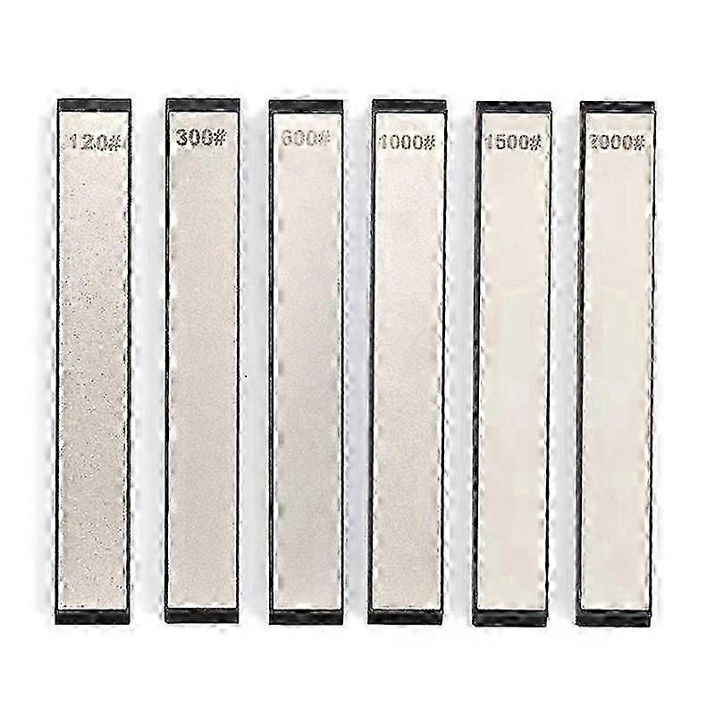 Diamond Stone Whetstone Sharpener Knife Sharpener 6 Pcs Set Fixed Angle Fp
