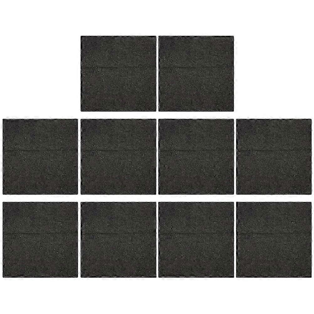 Black 10Pcs Super Absorbent Kitchen Dish Cleaning Cloths