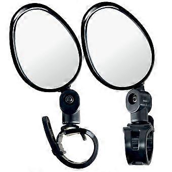 Espelhos de silicone de liberação rápida para bicicleta Espelhos convexos de grande angular Refletores de ciclismo Espelhos de visão plana