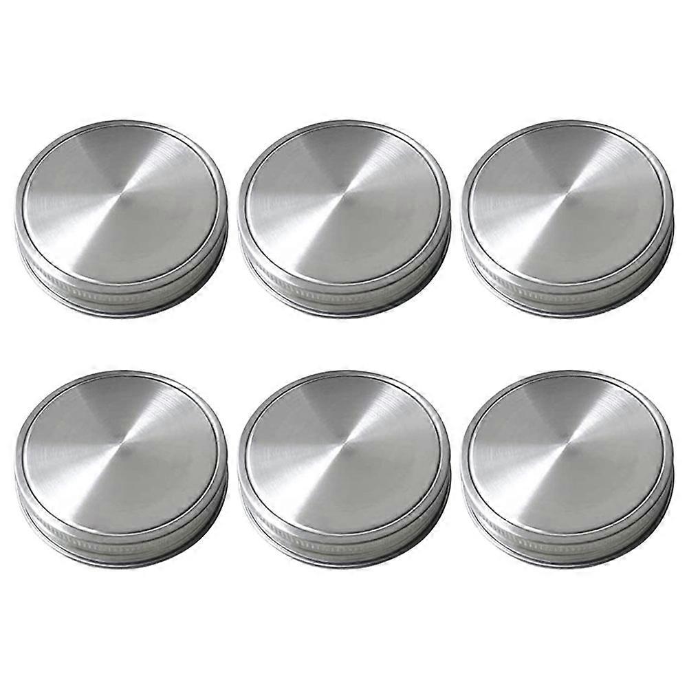 Leakproof Canning Lids Silver Sturdy Jar Covers Practical for 18Pcs
