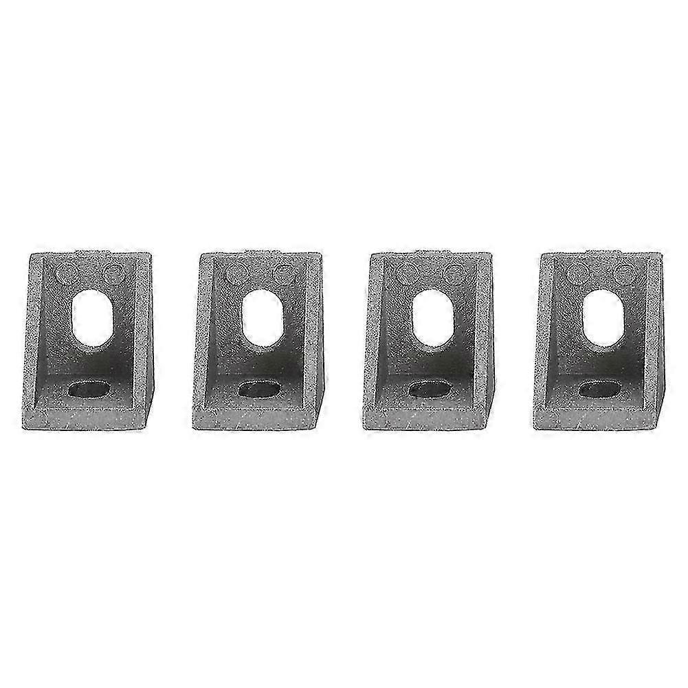 4PCS L Shape Triangular Bracket 2020 Cast Aluminum Right Angle Corner Connector