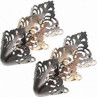 Protection for High Heel & Pointed Shoes, 15 Pairs Metal Toe Caps and Protectors for Women