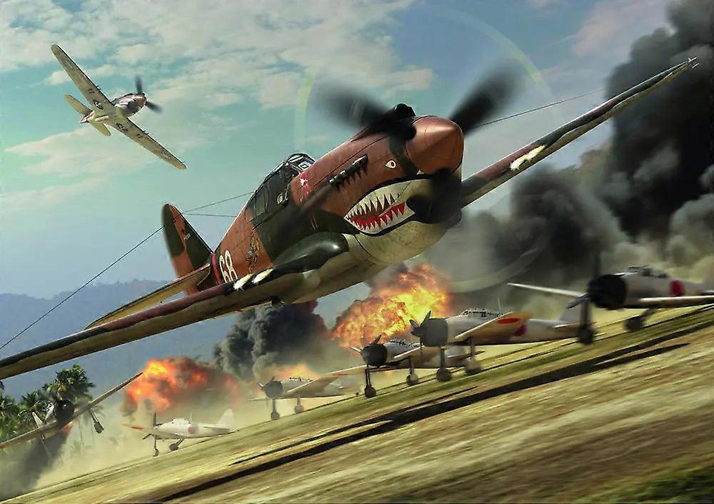 Curtiss P-40b Warhawk Puzzle 1000 Pieces