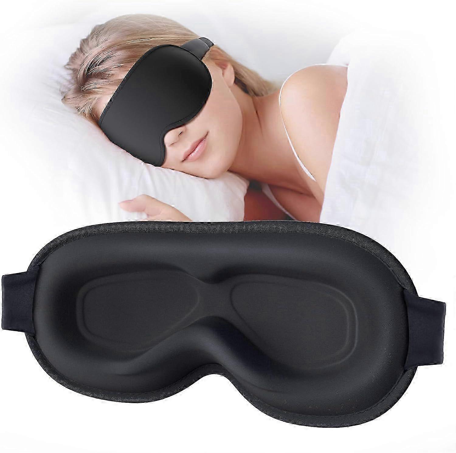 3D Contoured Blackout Sleep Mask