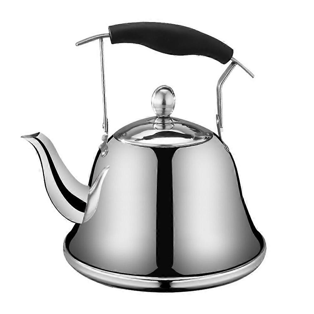 Stainless Steel Water Kettle for Boiling with Strainer 2Pcs Practical Set