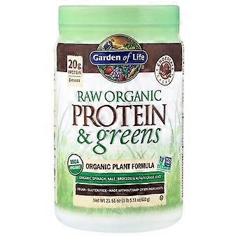 Garden of Life, Raw Organic Protein & Greens, Chocolate Cacao, 1 lb 5.51 oz (610 g)