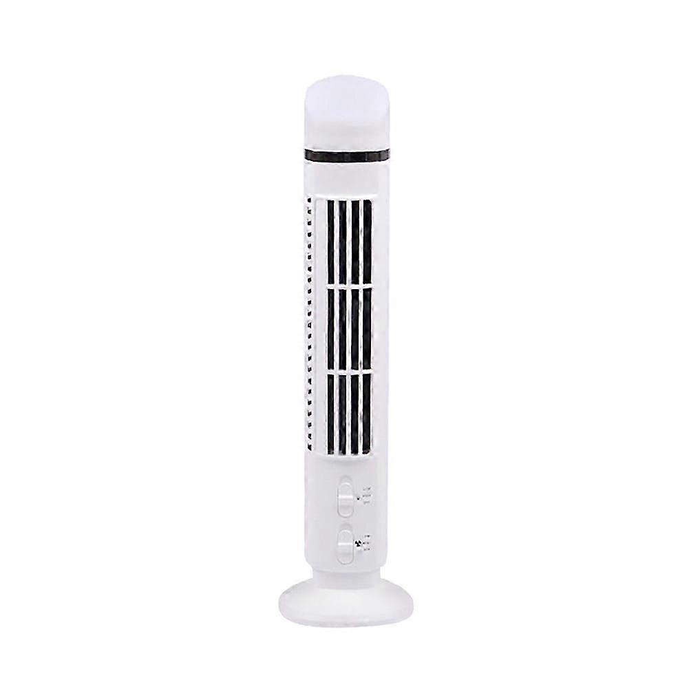 Portable Air Cooler Fan,Streamlined Tower Fan with LED,Powerful Wind,Space-Saving, Bladeless Design, USB Interface