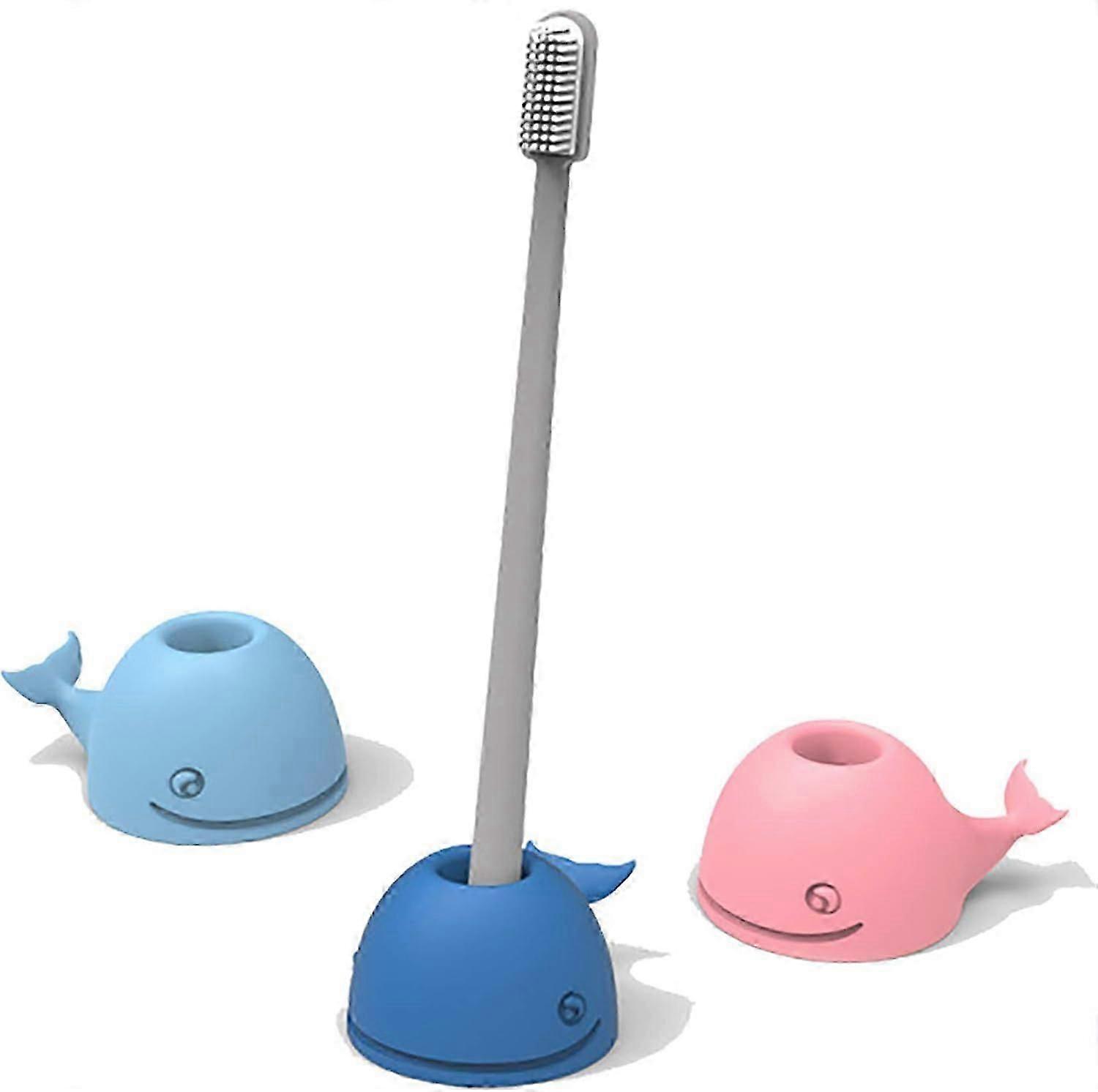 Silicone toothbrush holder 3pc