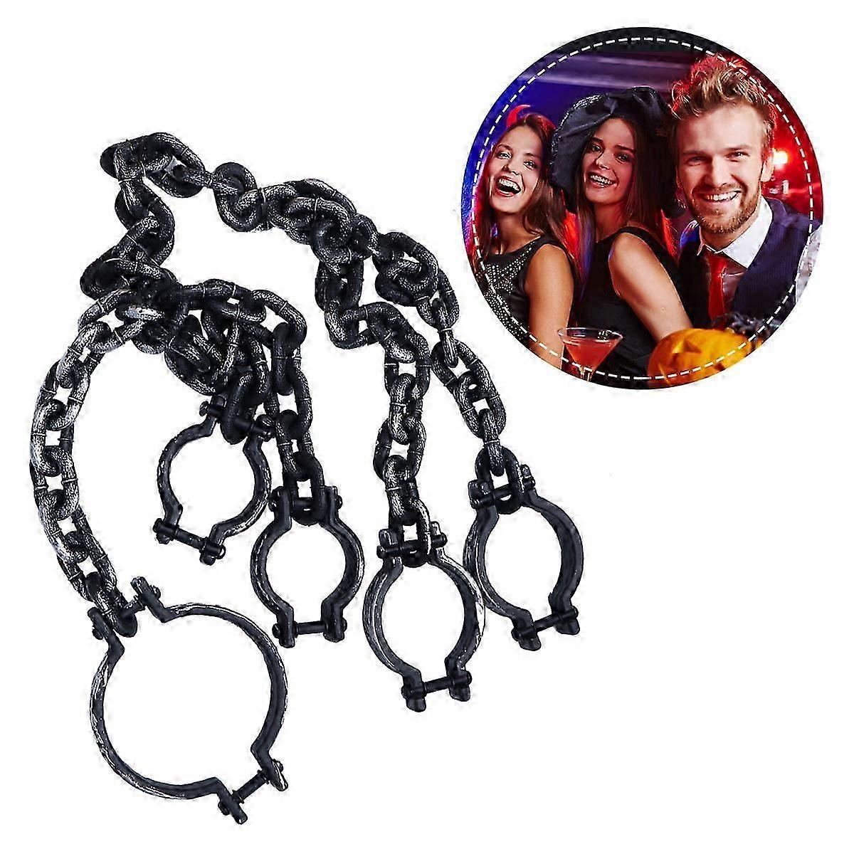 Halloween Performance Prop Plastic Handcuffs for Decoration