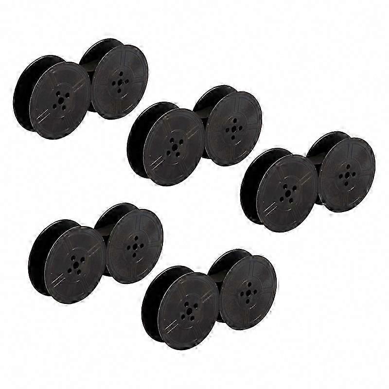 5Pcs Typewriter Ribbon Twin Spool Replacement Pack for Most Typewriters
