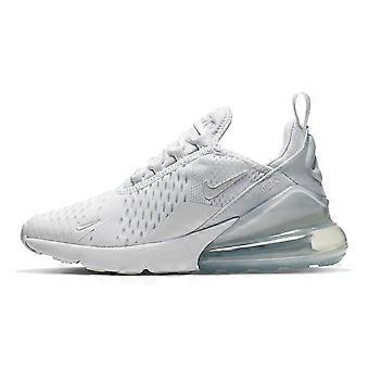 Nike Air Max 270 White Metallic Silver GS 943345-103