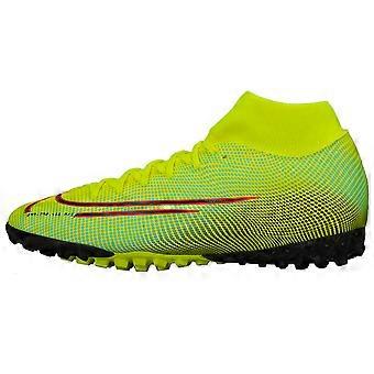 Nike Mercurial Superfly 7 Komfortable TF Turf Abriebfeste Fußballschuhe für Herren, Zitronengelb BQ5435-703