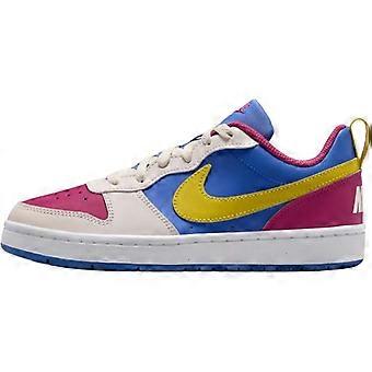 Nike Court Borough lage skateboard schoenen in blauw, beige en paars, unisex IM2181-633