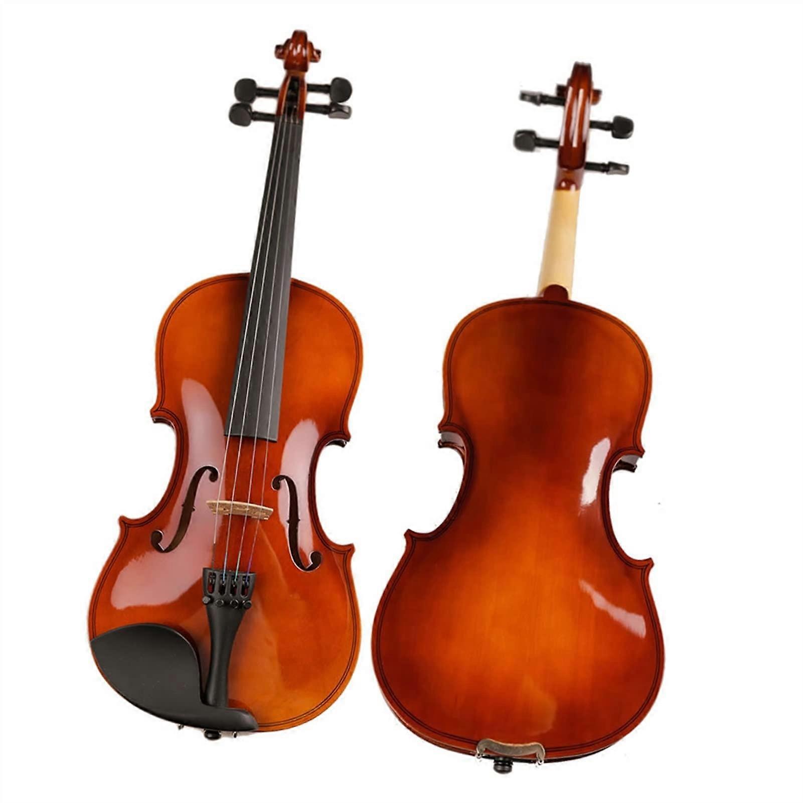 Beginner Violin 4/4 Full Size with Case Bow Strings and Shoulder Rest for Student Practice