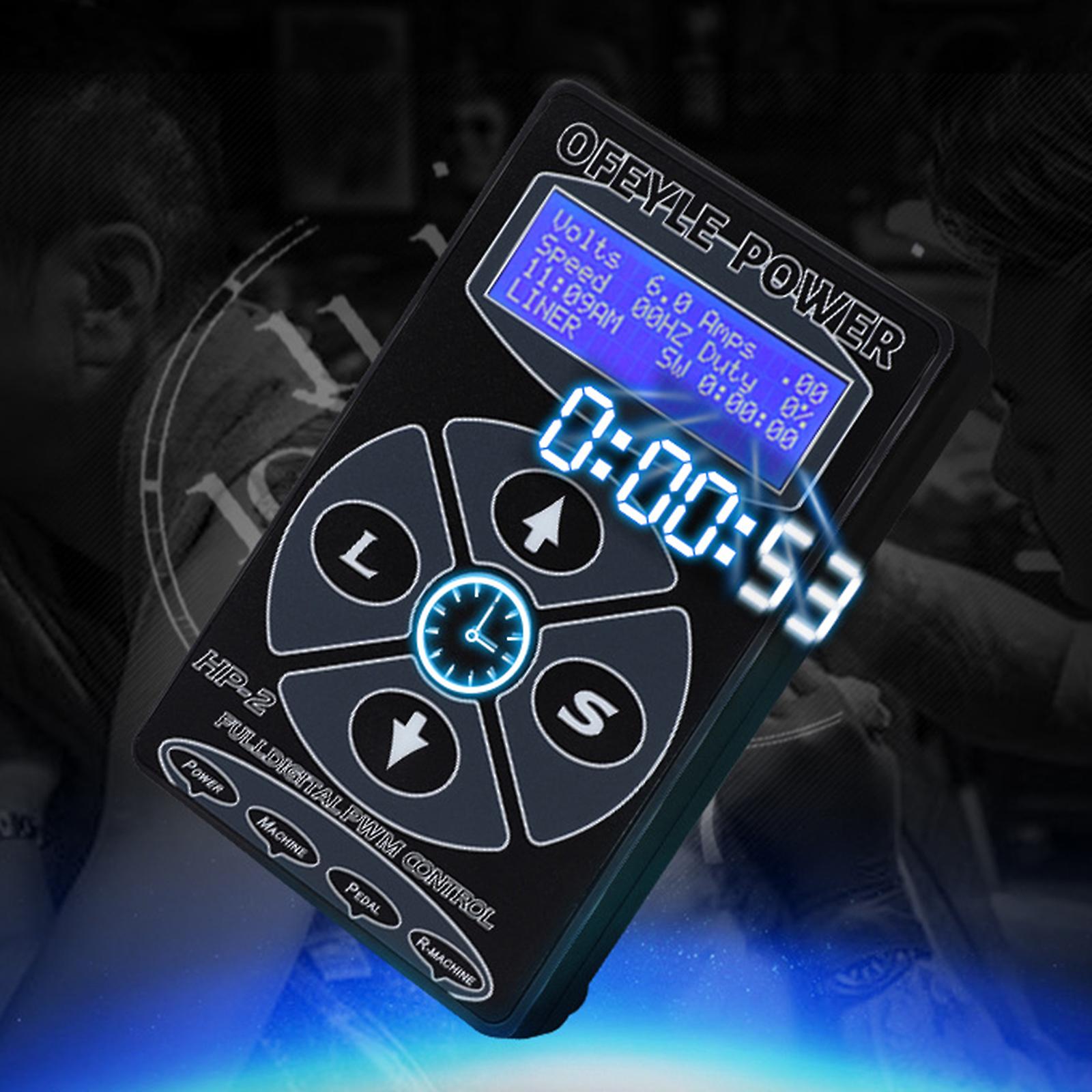 Tattoo Netzteil Hp-2 Professional Digital Dual LCD Display für Tattoo Maschinen Gun Netzteile Set Source Tools