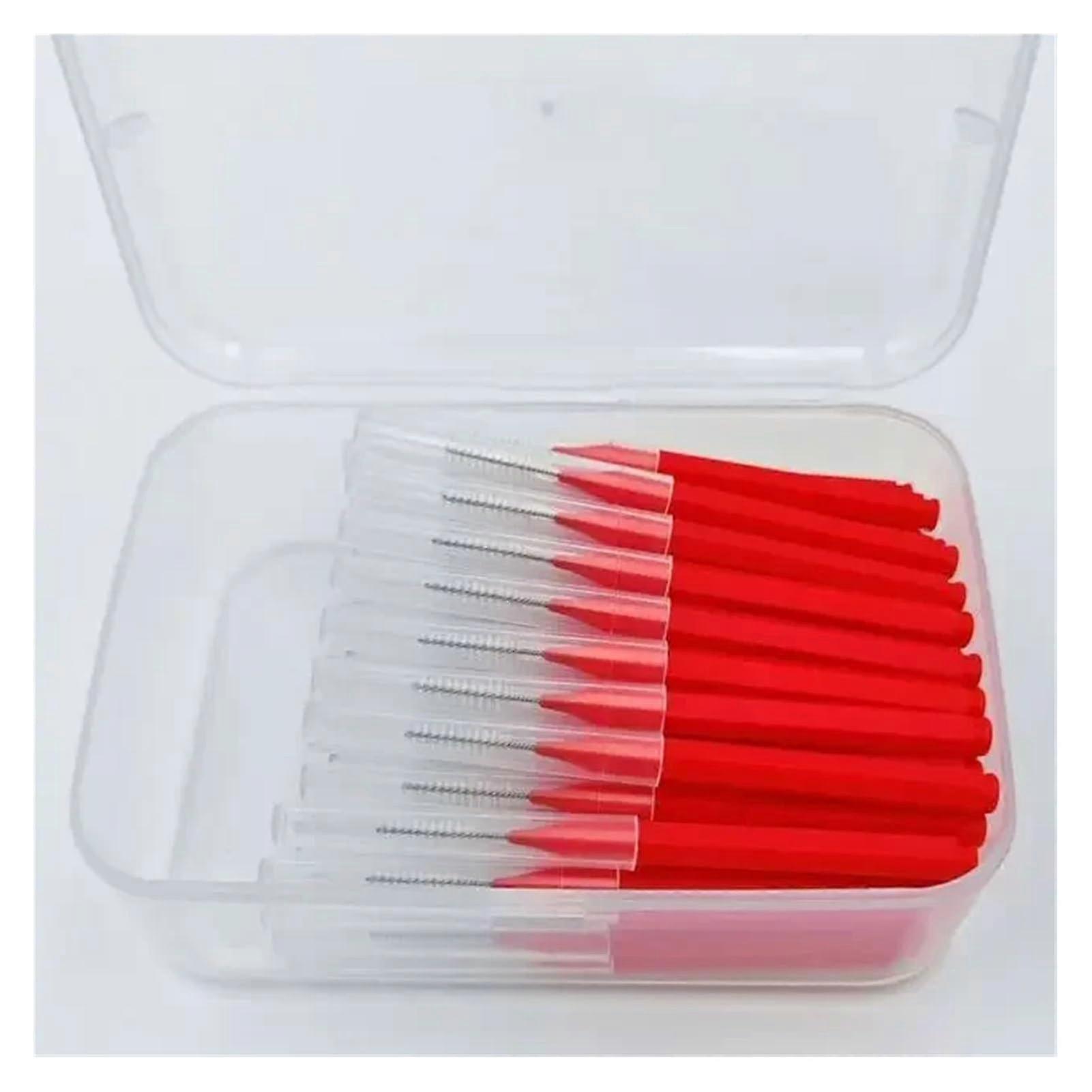 Reusable 1.0mm Interdental Brushes Red
