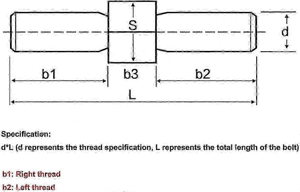 M16 RH LH Thread Stainless Steel Rod