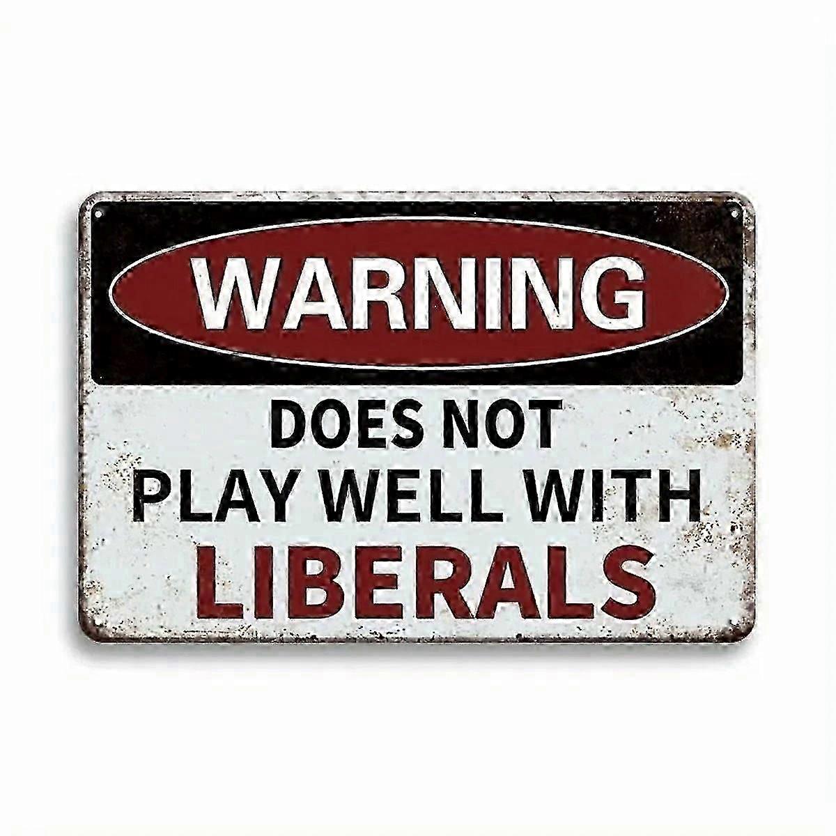 Bold Rustic Humour Metal Sign
