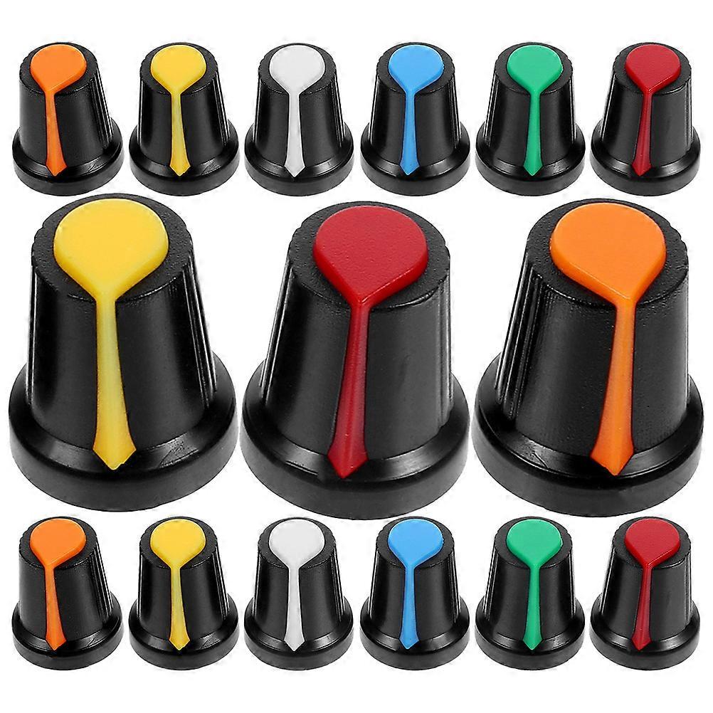 Electric Guitar Volume Knurled Shaft Potentiometer Knobs for Tone 48Pcs Set