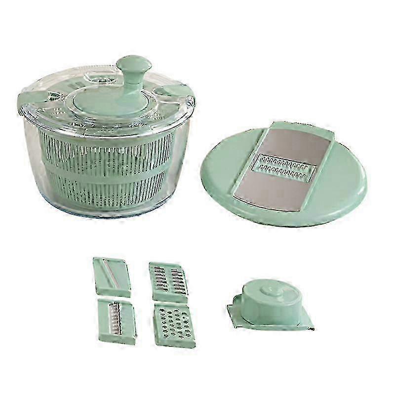 High Temperature Vegetable Dehydrator Multi-Function Grater Fruit and Vegetable Drain Basket Kitchen Sink Light Green