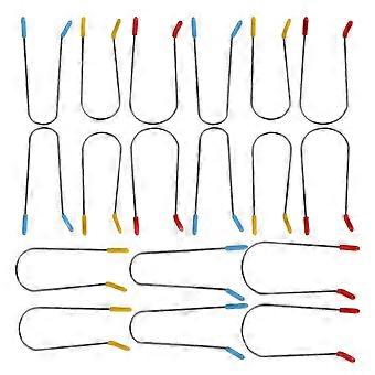 24Pcs Hot Curler Clips Replacement Roller Securing Pin for Home Salon Hair Styling Tool Black ky