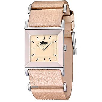 Lotus Quartz Analog Woman Watch avec Bracelet Cowhide L15736/2