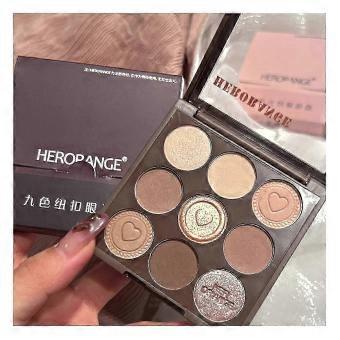 Compact 9-Color Earthy Eyeshadow