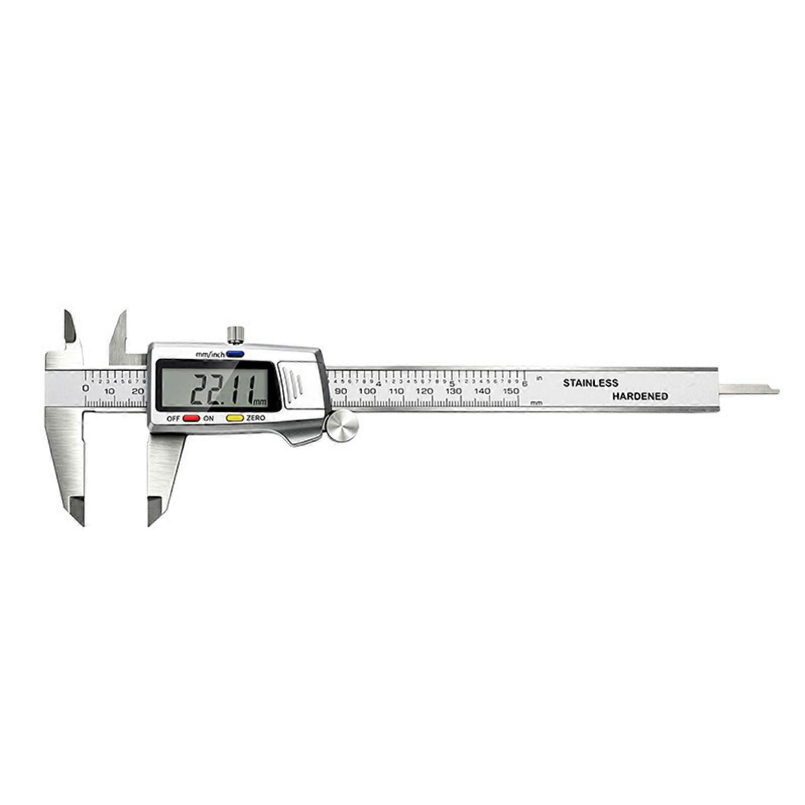 2-Scale Electronic Measuring Instrument with Clear Readout, 4 Functions, Reference Setting, and Storage Case  White