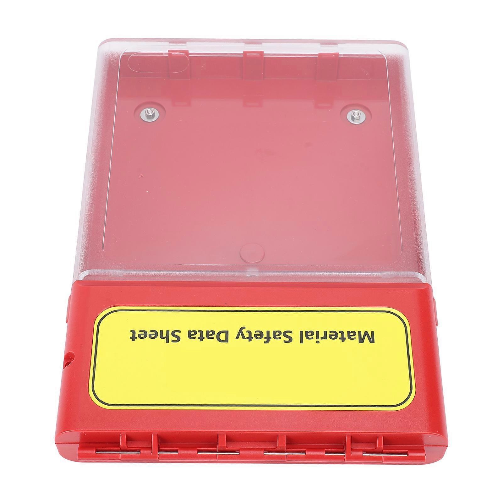MSDS Visual Box Integrated Magnetic Locking Water Proof Protective MSDS Storage Cabinet