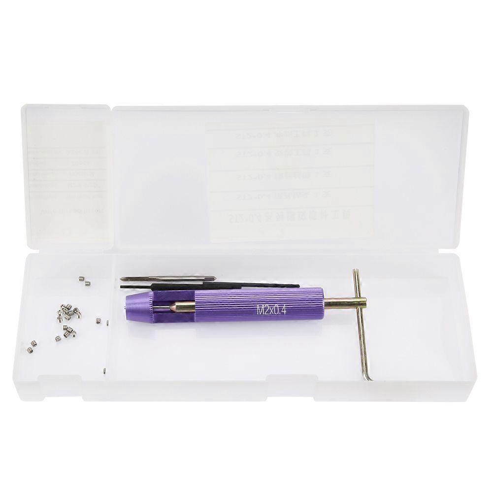 M2*0.4 Screw Threaded Inserts Repair Tool Set Wire Insert Installation Kit YEMAA