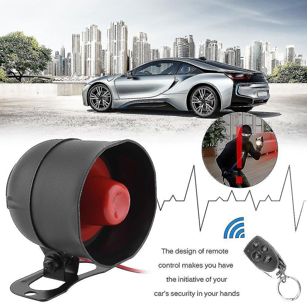 Car Vehicle Burglar Protective System Alarm Security + 2 Remote Control