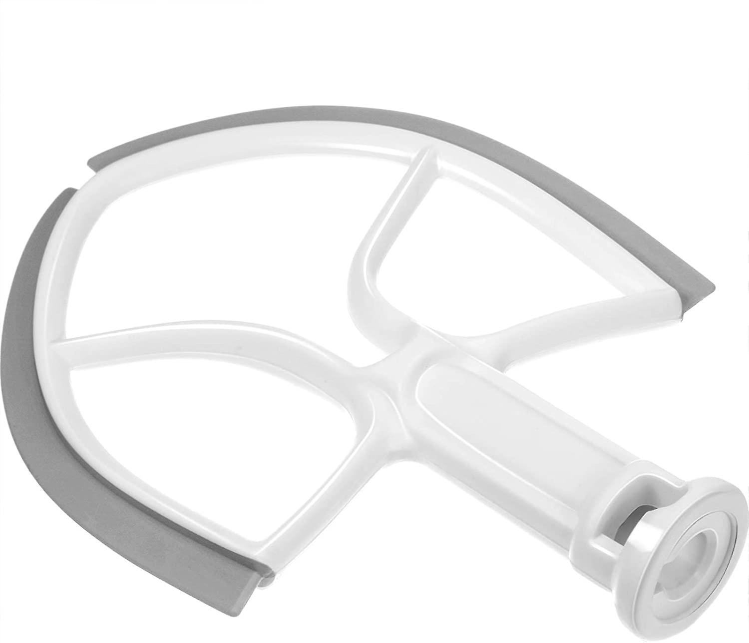 KA-5L 5-Quart Flex Edge Beater for KitchenAid Bowl-lift Stand Mixers, Plastic Flat Beater Paddle with Silicone Edges