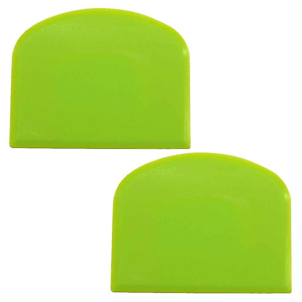 2pcs Plastic Dough Scraper Bowl Scraper,food-grade Bench Scraper