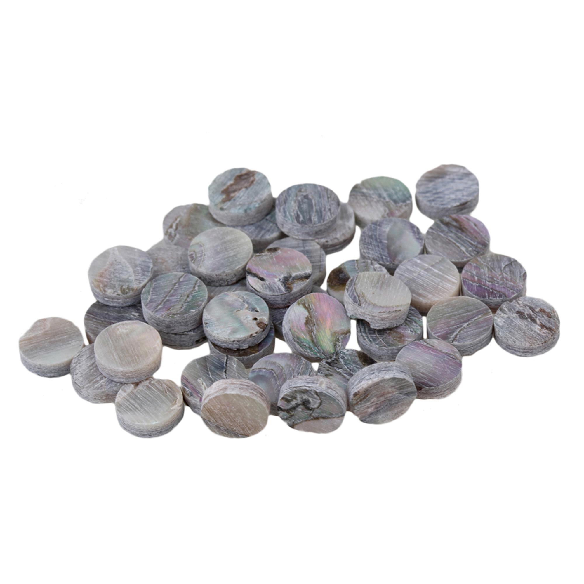 6mm Colorful Fleck Dot Abalone Inlays Guitar Fingerboard Dots Set of 100