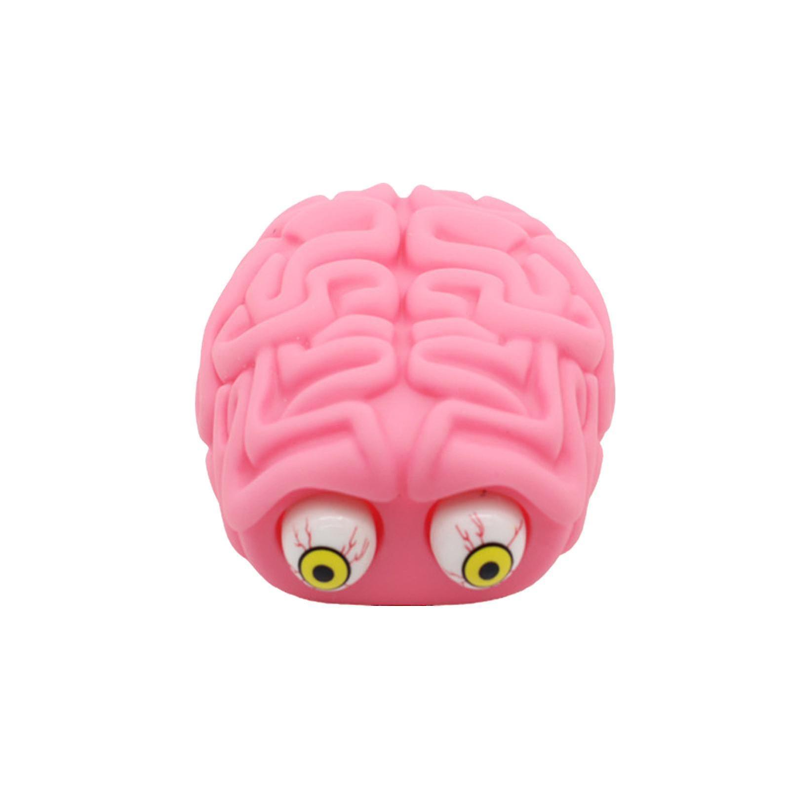 Novelty Squeezing Eyes Brain Shape Tricky Funny Vent Decompression Toy