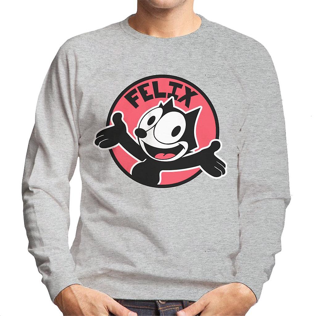 Felix The Cat Excited Face Men's Sweatshirt