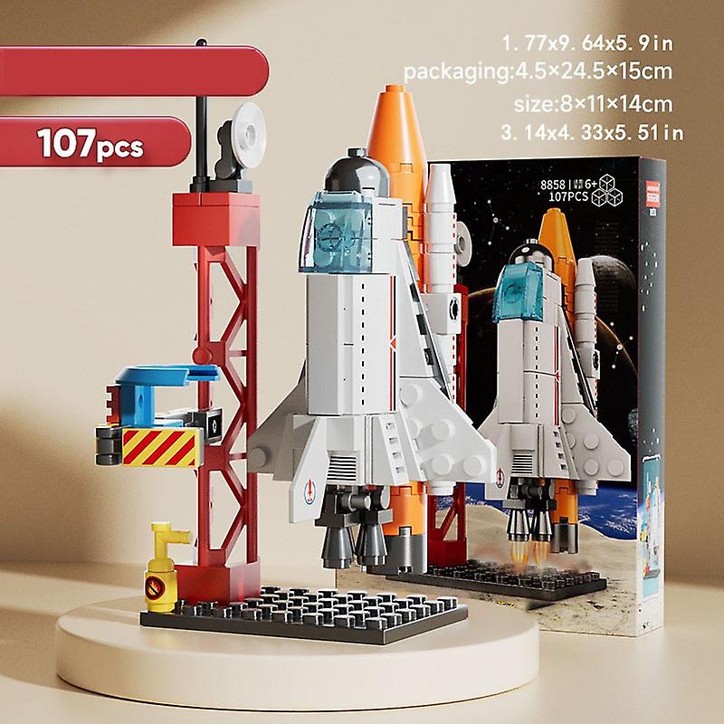 Αεροναυπηγική Spaceport Μοντέλο Διαστημικό Λεωφορείο Κέντρο Εκτόξευσης Πυραύλων Κατασκευή Δομικά Στοιχεία Διαστημόπλοιο Παιδιά Τούβλα Δημιουργικά Παιχνίδια