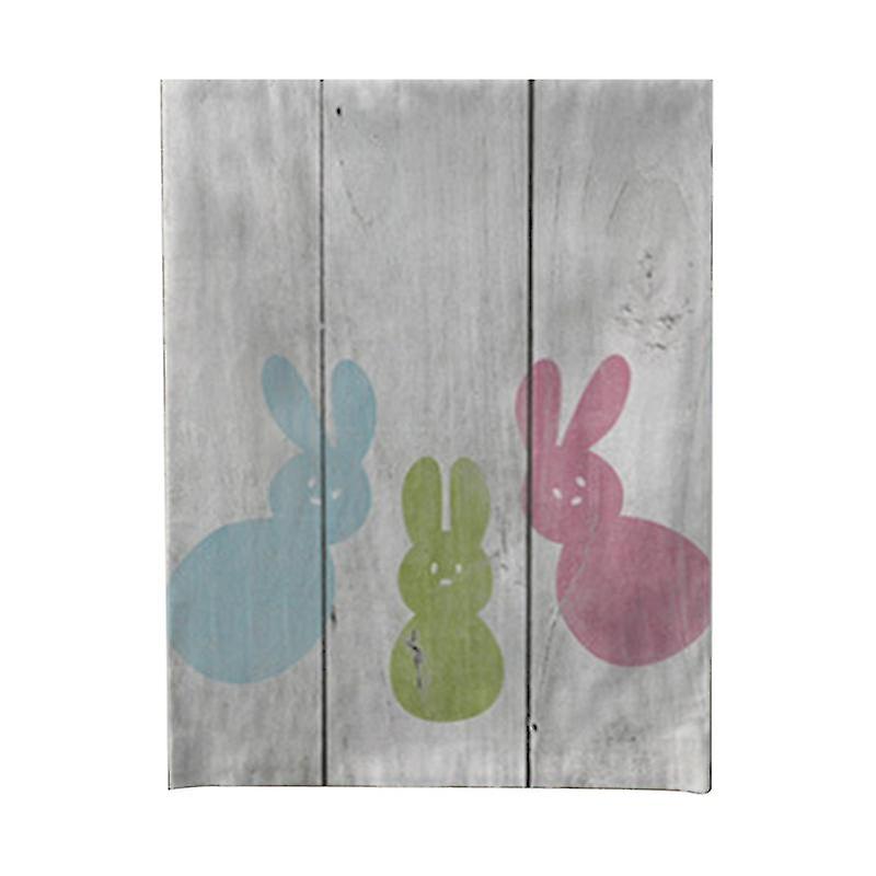 Table Runners Waterproof Easy To Use Colorful Easter Bunny Table Runner For Indoor Q
