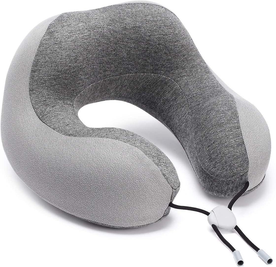 Memory foam travel pillow - neck pillow, ideal for air travel - comfortable and lightweight - improved support design - machine washable cover - must
