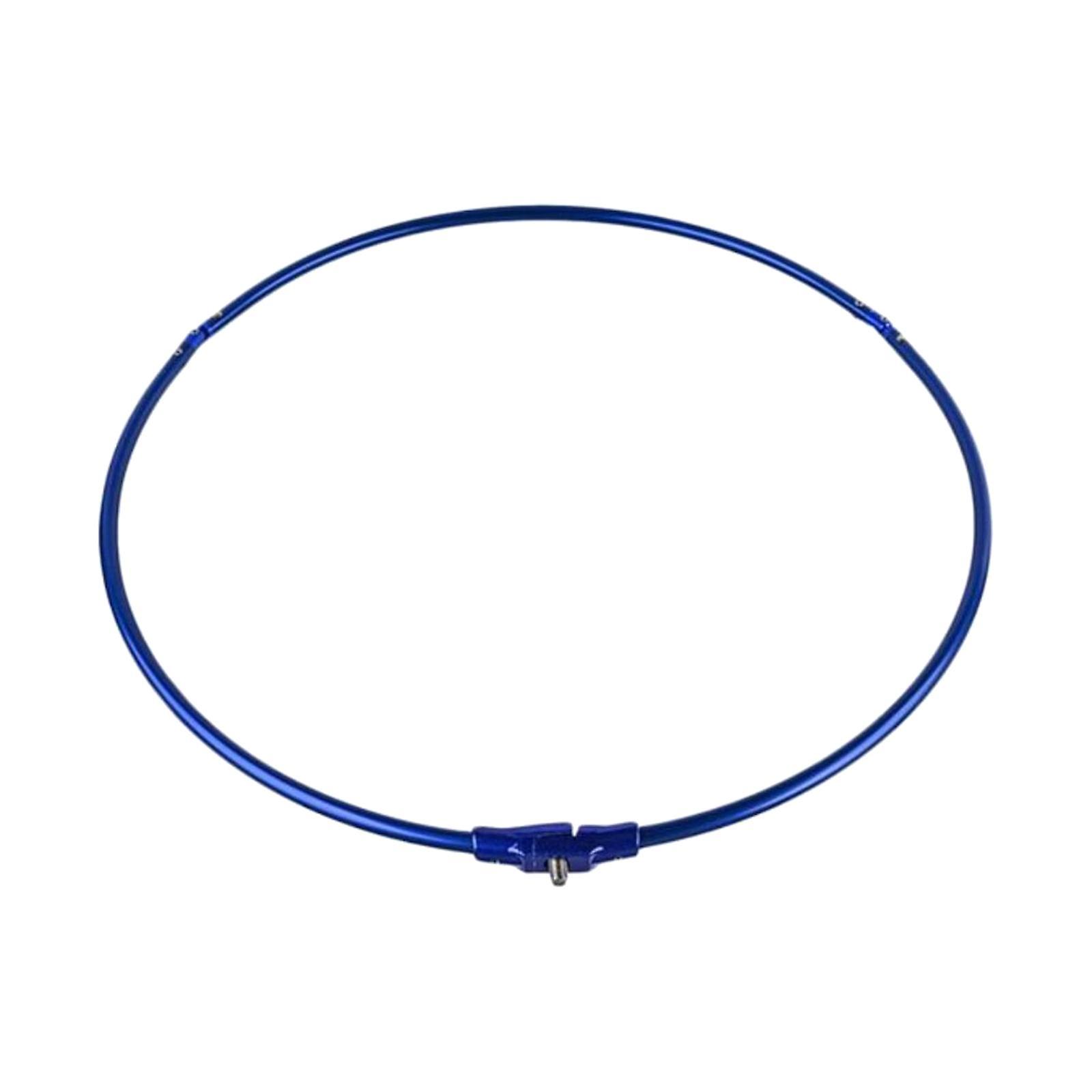 Pesca rete Brail testa in alluminio anello pieghevole attrezzatura accessorio rotondo 50cm