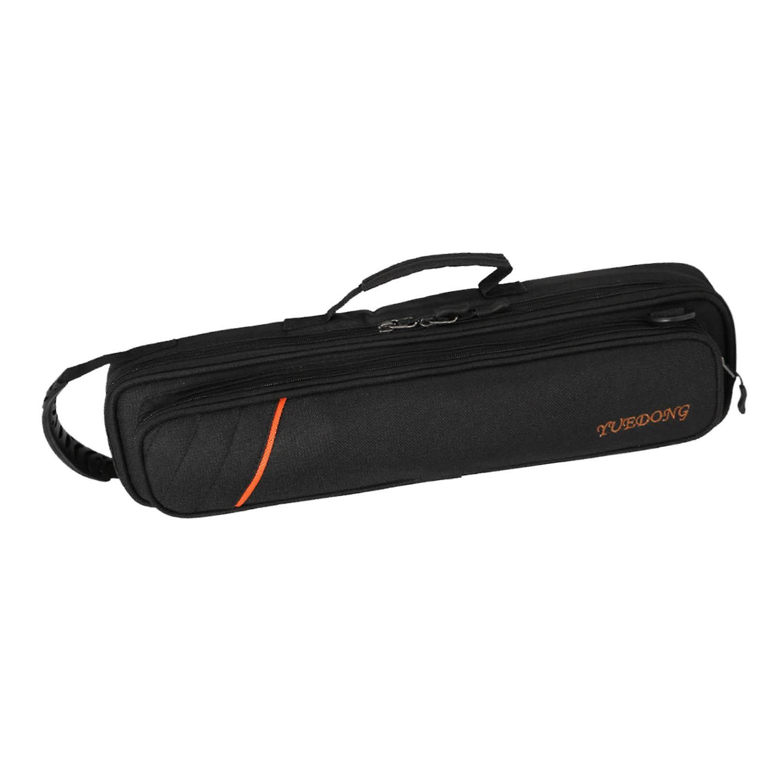 Flute Case Léger Flute Accessoires Portable Résistant à l’Usure Noir