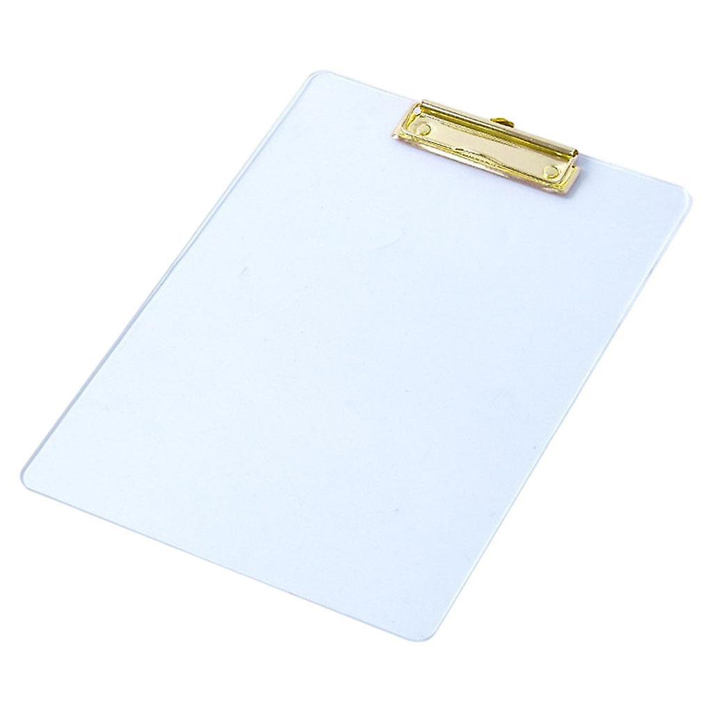 Portable Clipboard A4 Multifunctional Stationery for Memo A4 Paper Notes Matte Gold