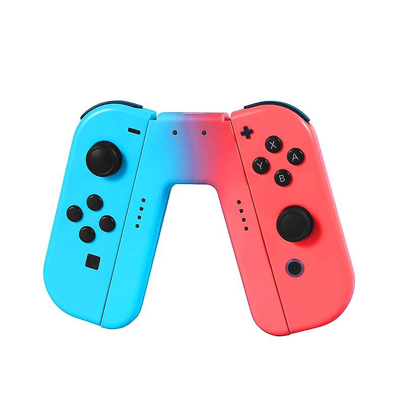 Joy-con Charging Grip Compatible With Nintendo Switch Controllers And Oled,portable Gradient V-shaped Handle For Switch Joy-con