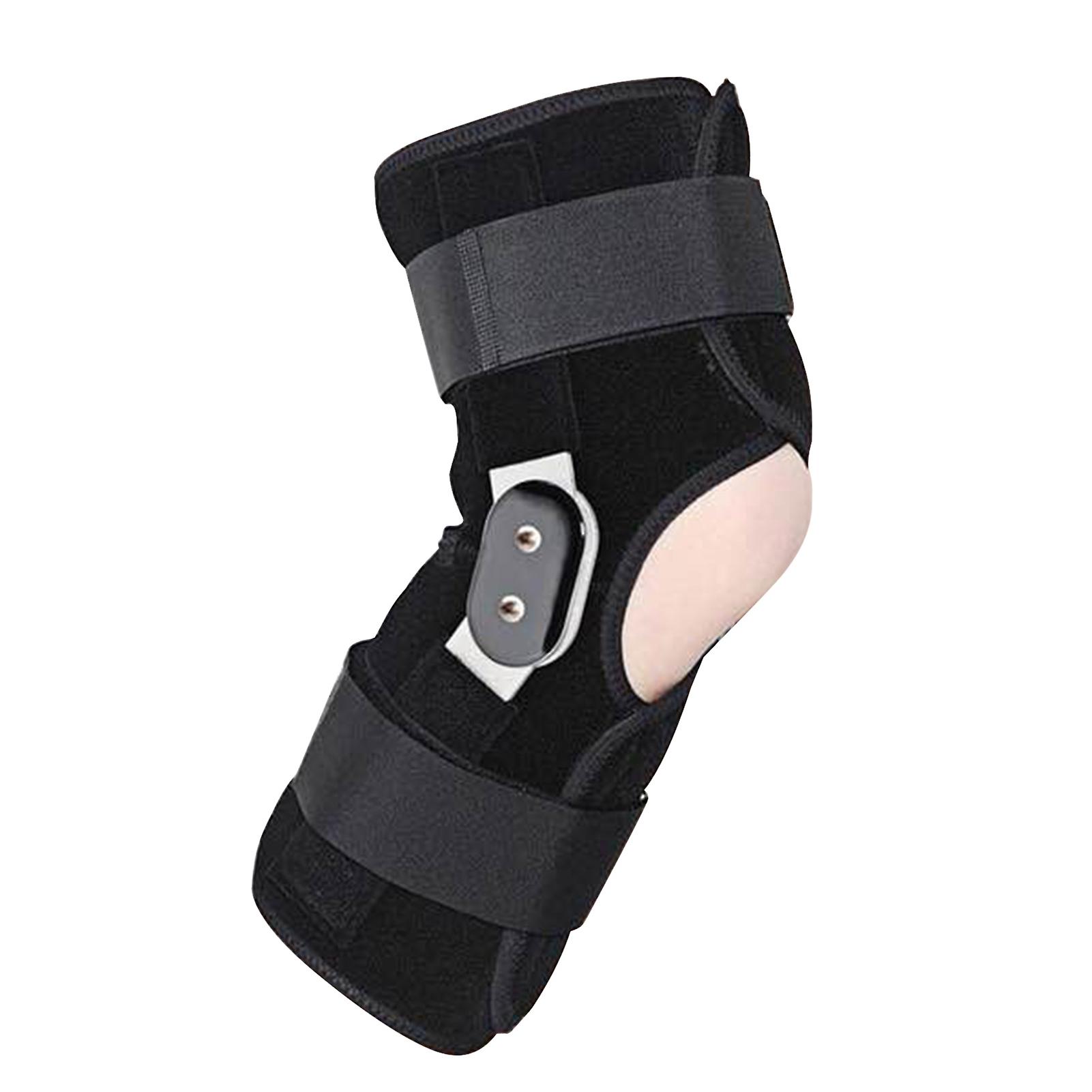 1pc Cloth Knee Support Brace Soft Strong Double Support Plate Knee Brace With Mesh Hole Compatible Sports City