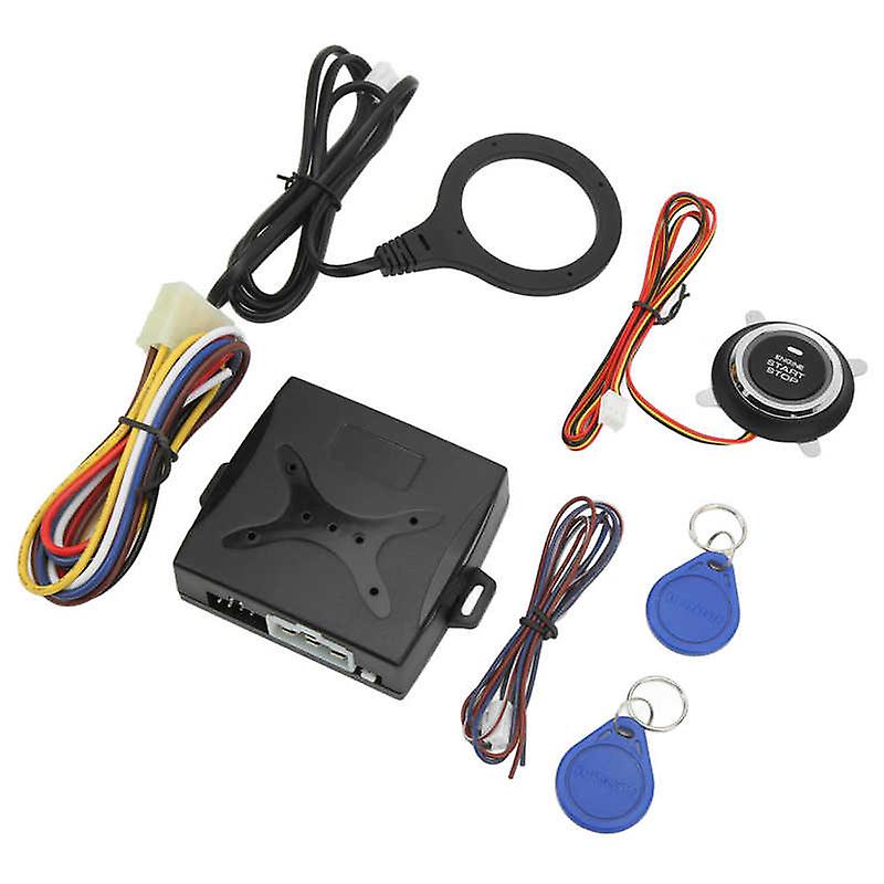 Car Push Start System One Button Start Stop Push To Start Ignition Kit Universal For 12v Vehicles