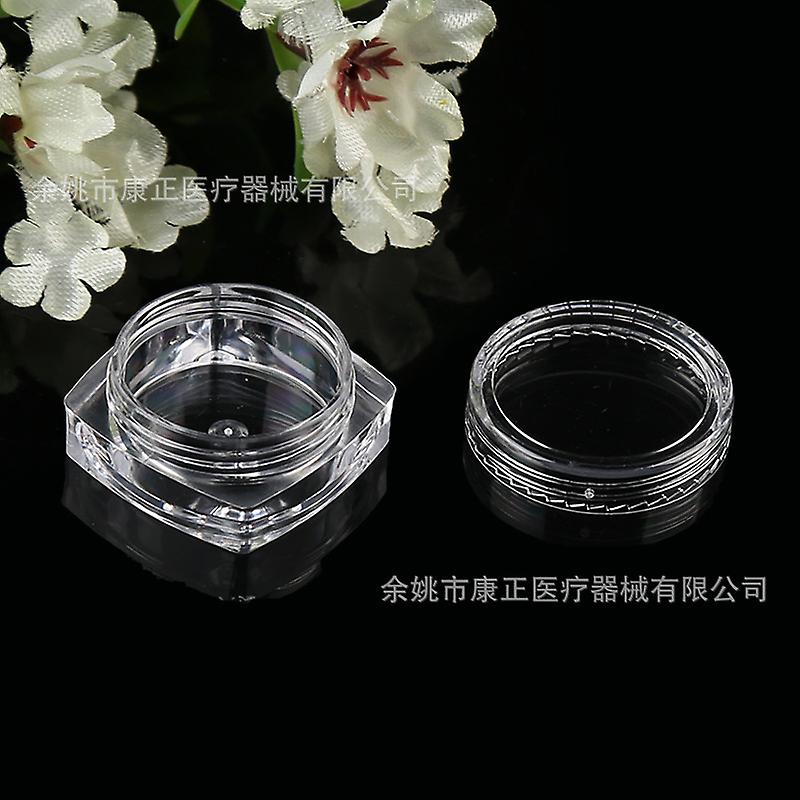 100 Pcs 5ml Clear Plastic Pot Jars Cosmetic Containers Sample Container Mini Bottle